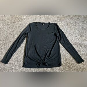 Long sleeved black shirt in size XS